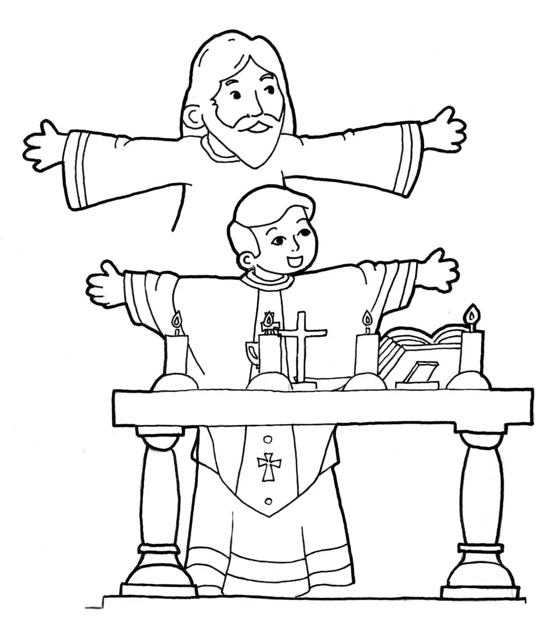 Jesus and Priest