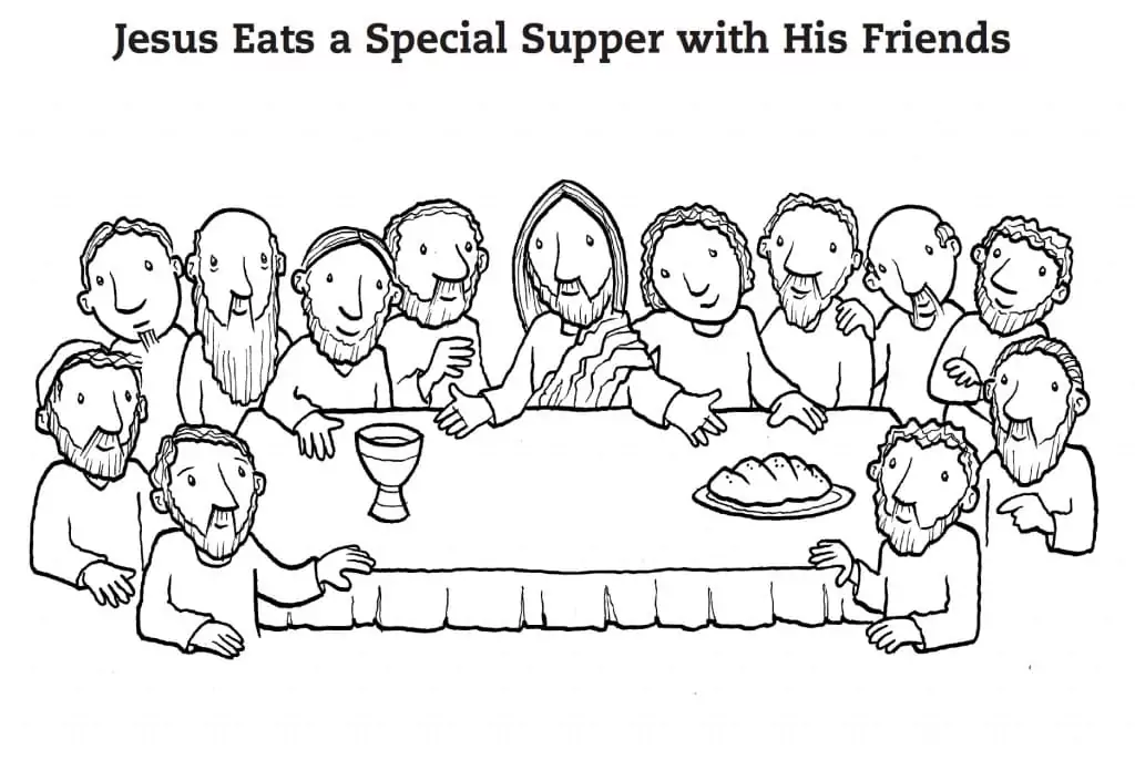 Jesus im Letzten Abendmahl