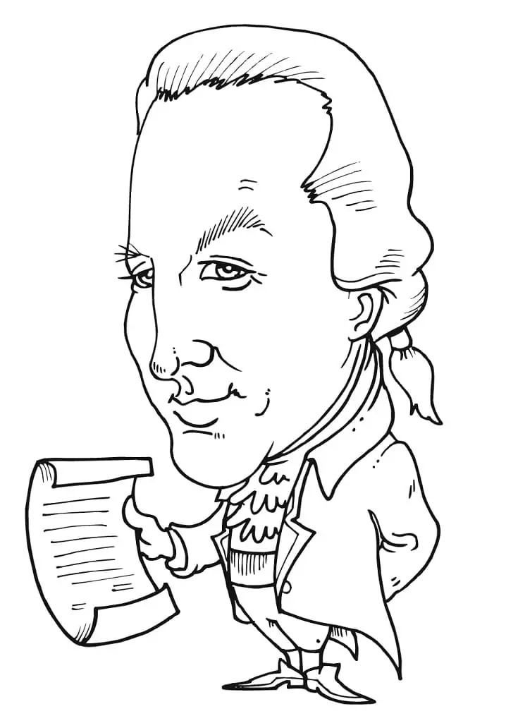 John Adams Caricature
