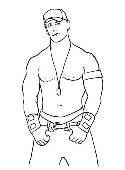 John Cena - Coloring Pages