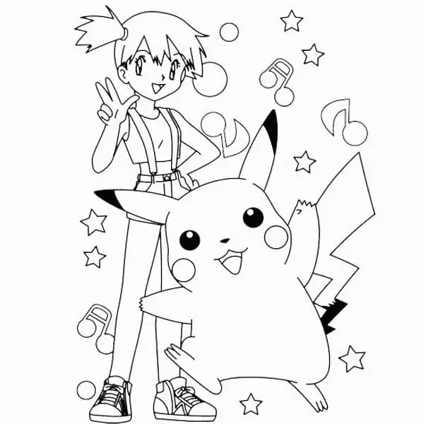 Kasumi and Pikachu