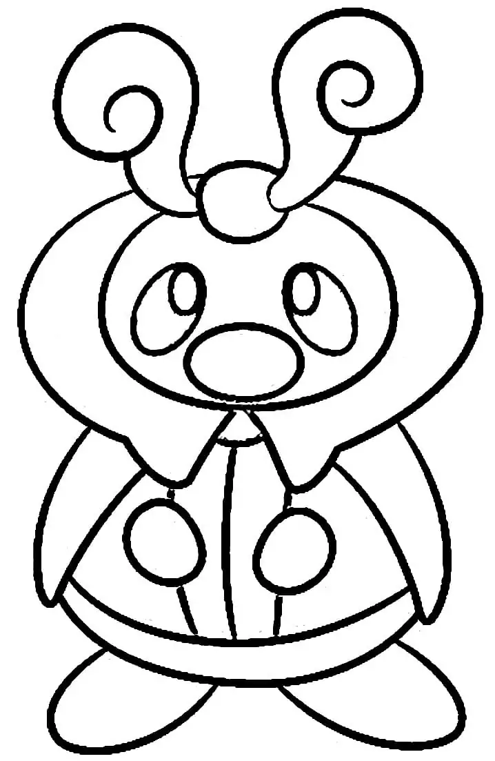 Kricketot Coloring Page