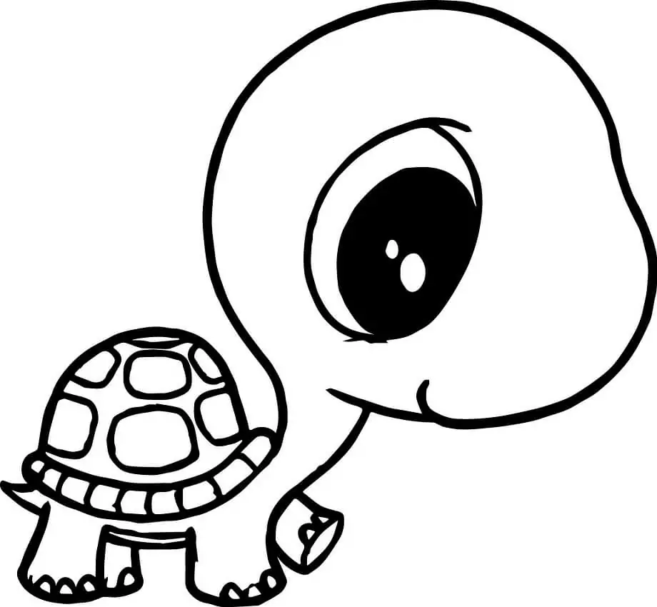 Kawaii-Schildkröte