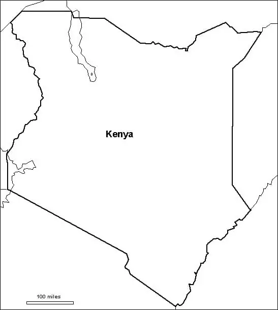 Kenya's Map