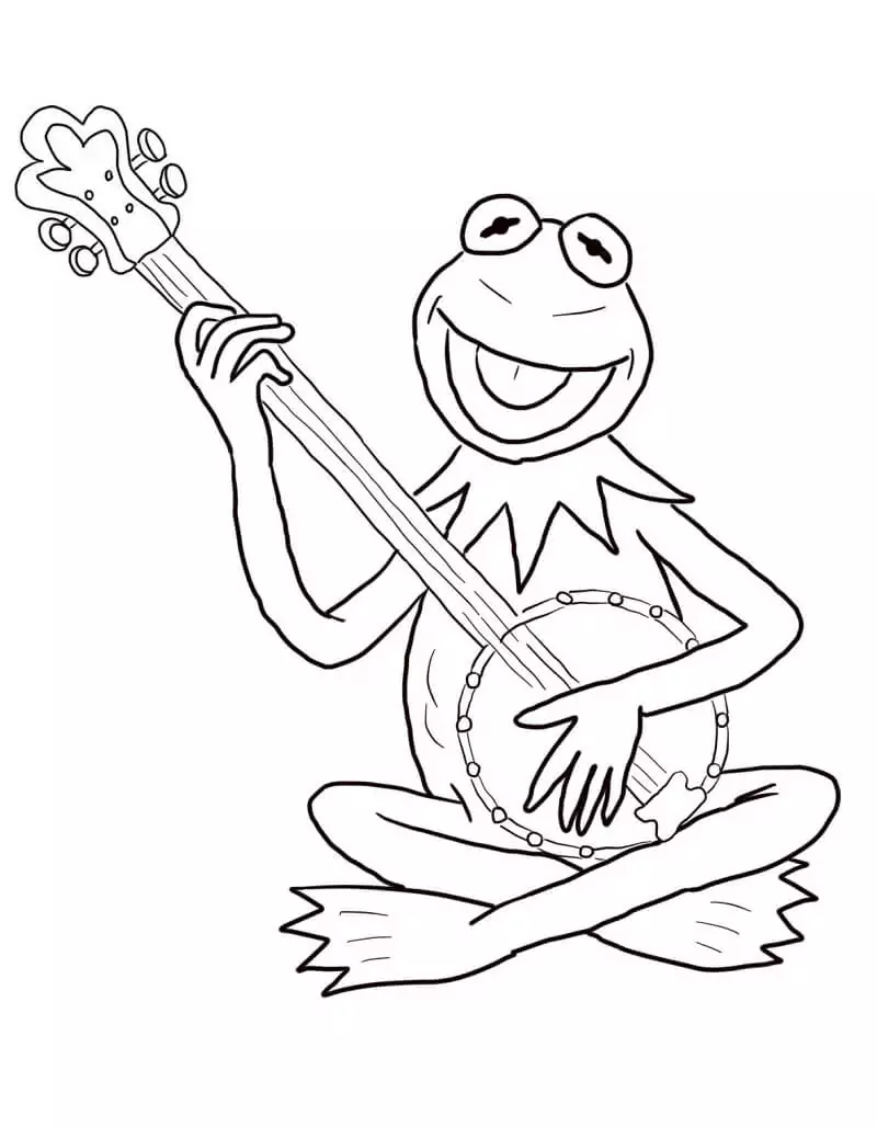Kermit the Frog Playing Banjo