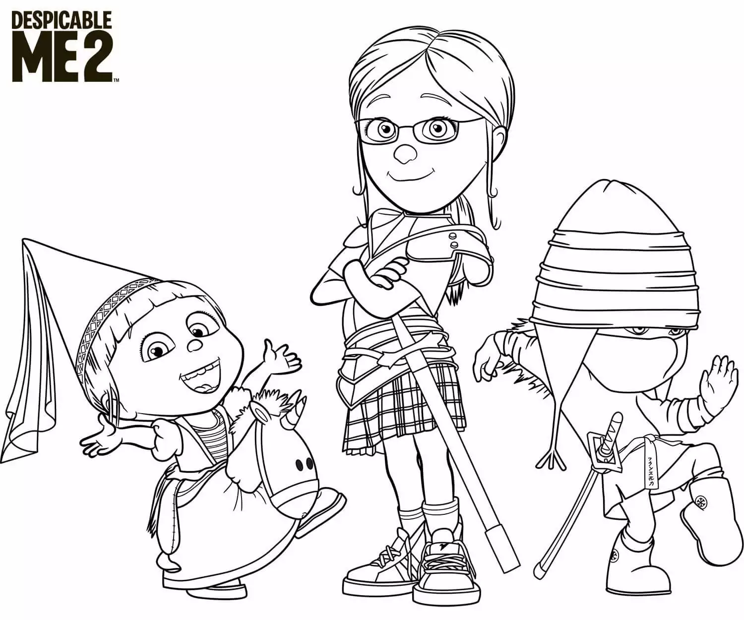 Kids from Despicable Me 2