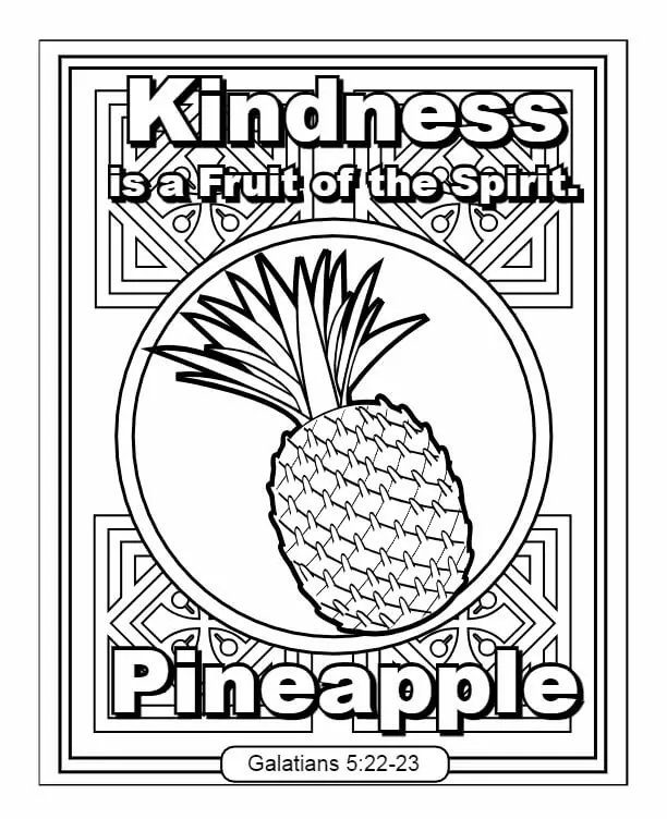 Kindness Fruit of the Spirit