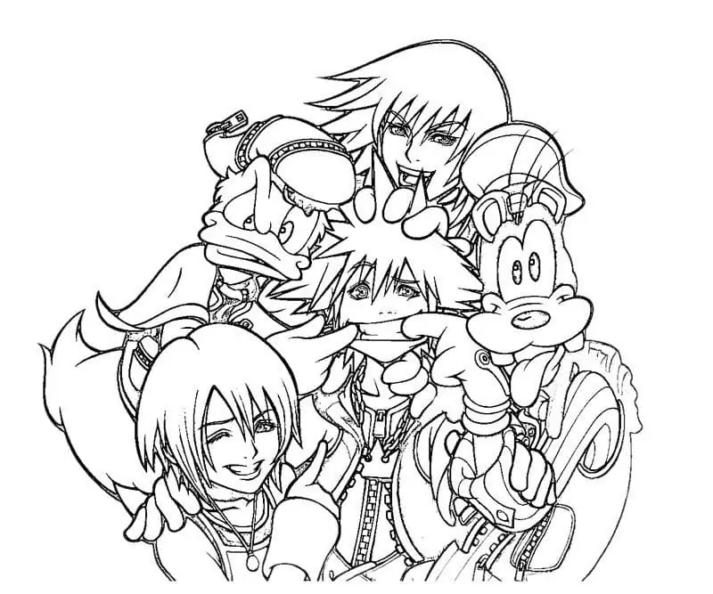 Kingdom Hearts Funny Characters