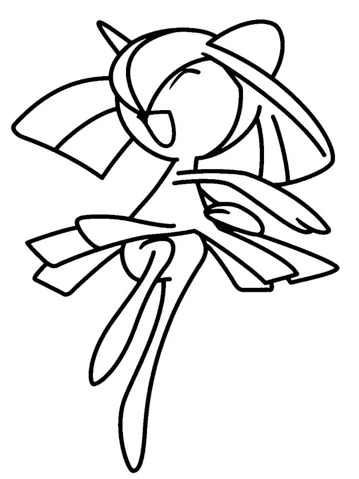 kirlia coloring page ideas pokemon