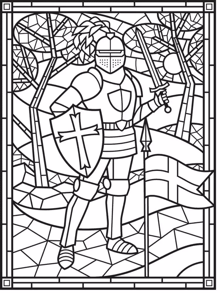 Knight Stained Glass