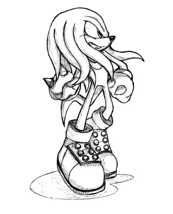 23+ Sonic Knuckles Coloring Pages
