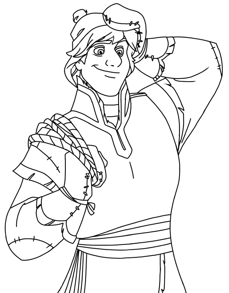 Kristoff with Rope