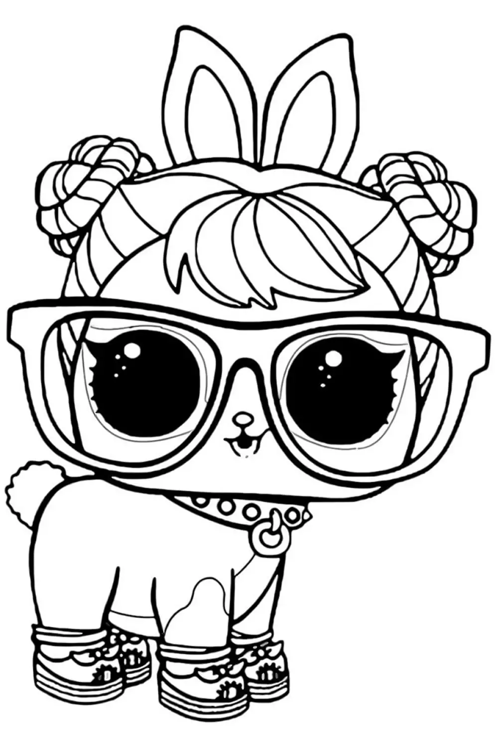 Crystal Bunny Lol Pets Coloring Page - Free Printable Coloring Pages ...