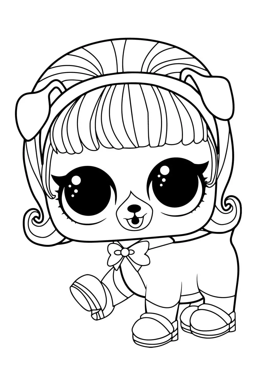 Crystal Bunny Lol Pets Coloring Page - Free Printable Coloring Pages ...