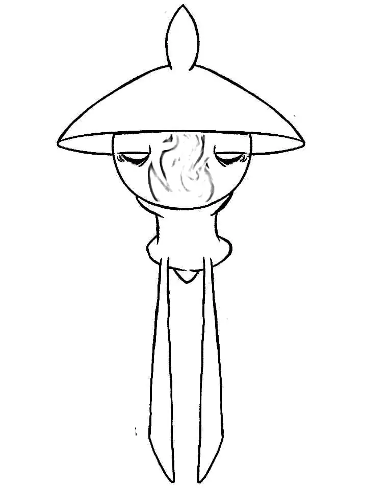 lampent coloring page png pokemon