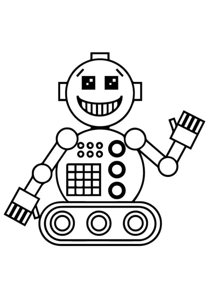 Lachender Roboter