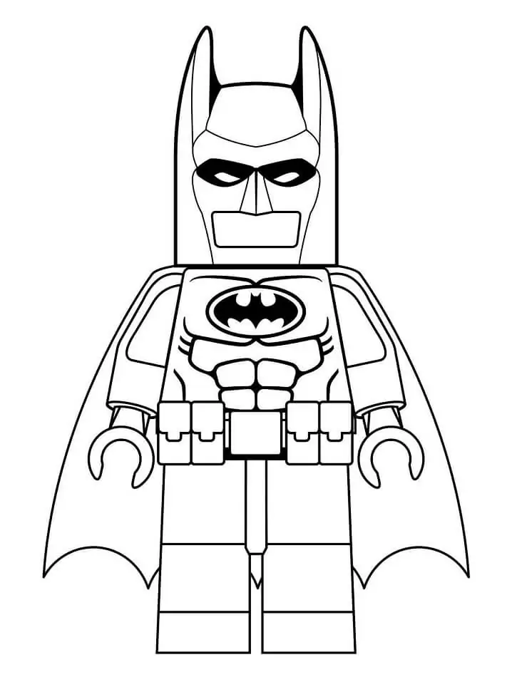 Cool Lego Batman Coloring Page - Free Printable Coloring Pages for Kids