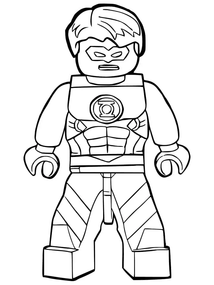 Green Lantern 5 Coloring Page - Free Printable Coloring Pages for Kids