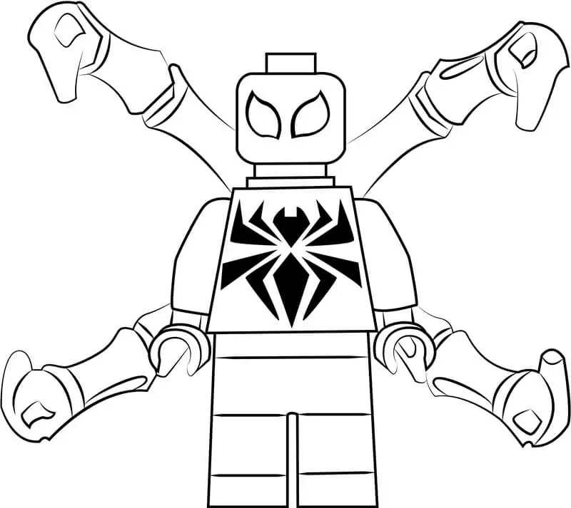 Lego Iron Spiderman 1
