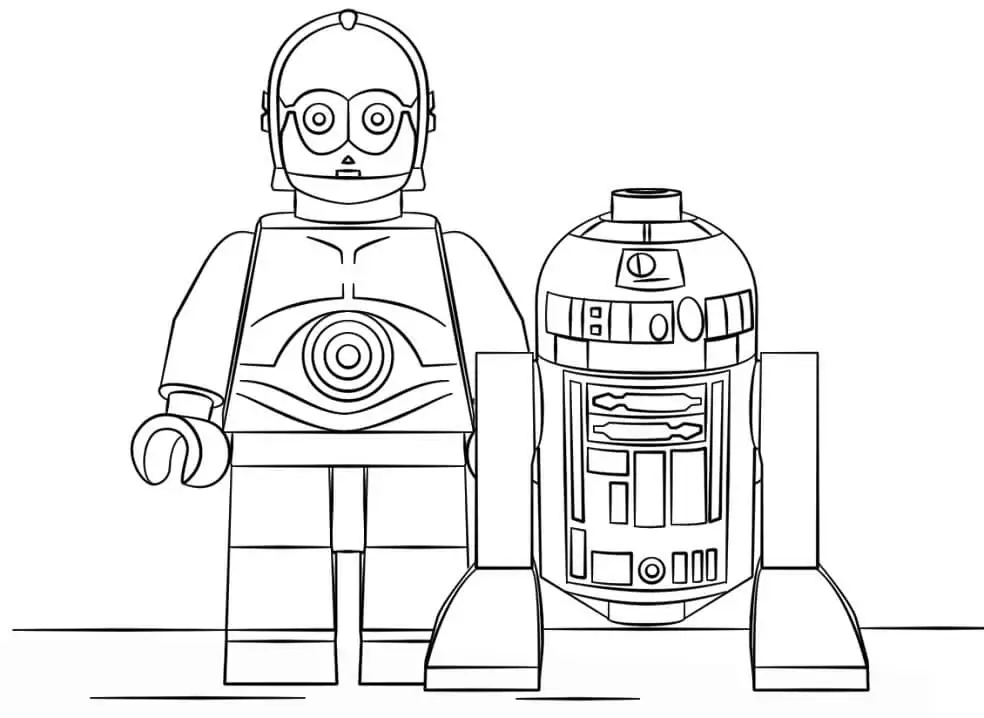 Lego Star Wars R2D2 and C3PO
