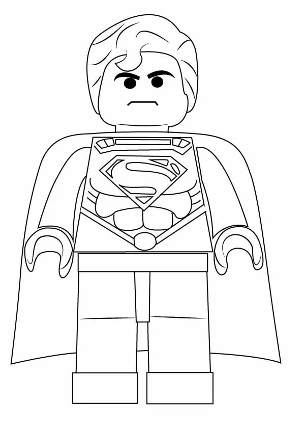 Lego Superman stehend