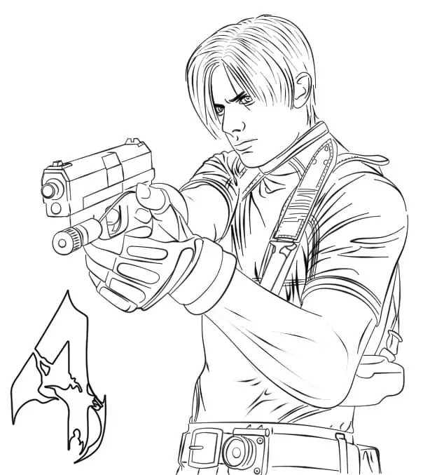 Leon from Resident Evil