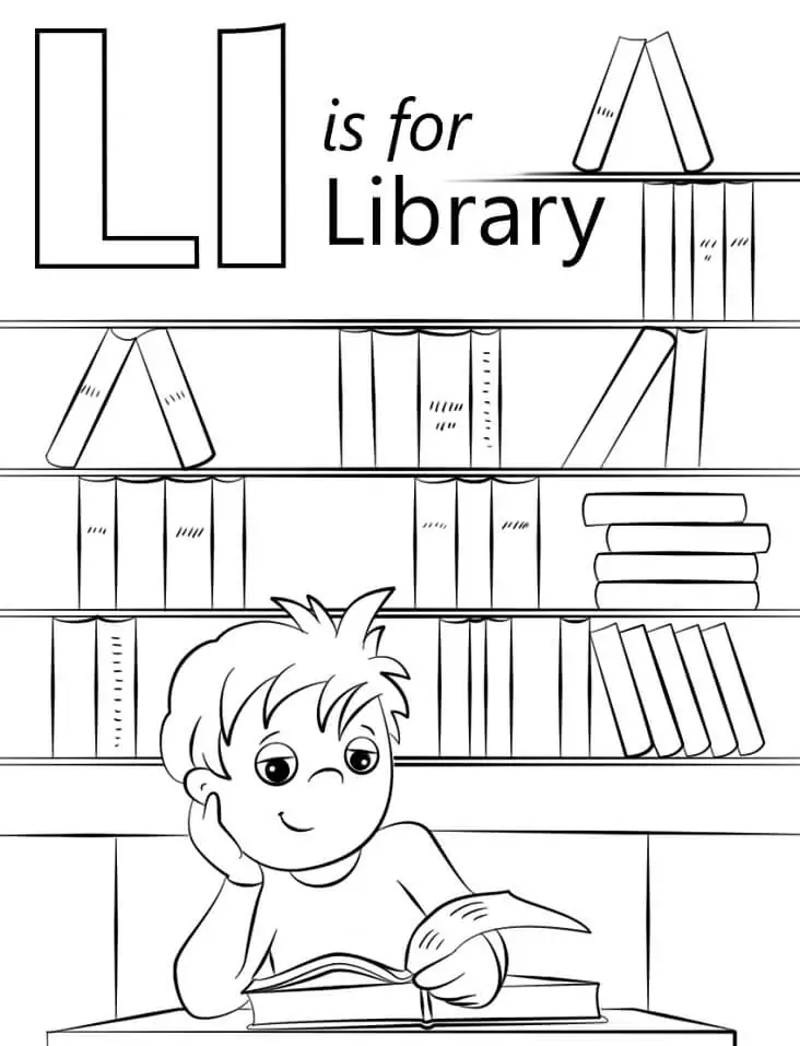 Library Letter L