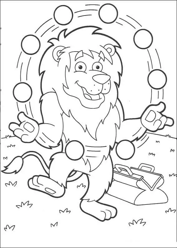Lion from Dora the Explorer