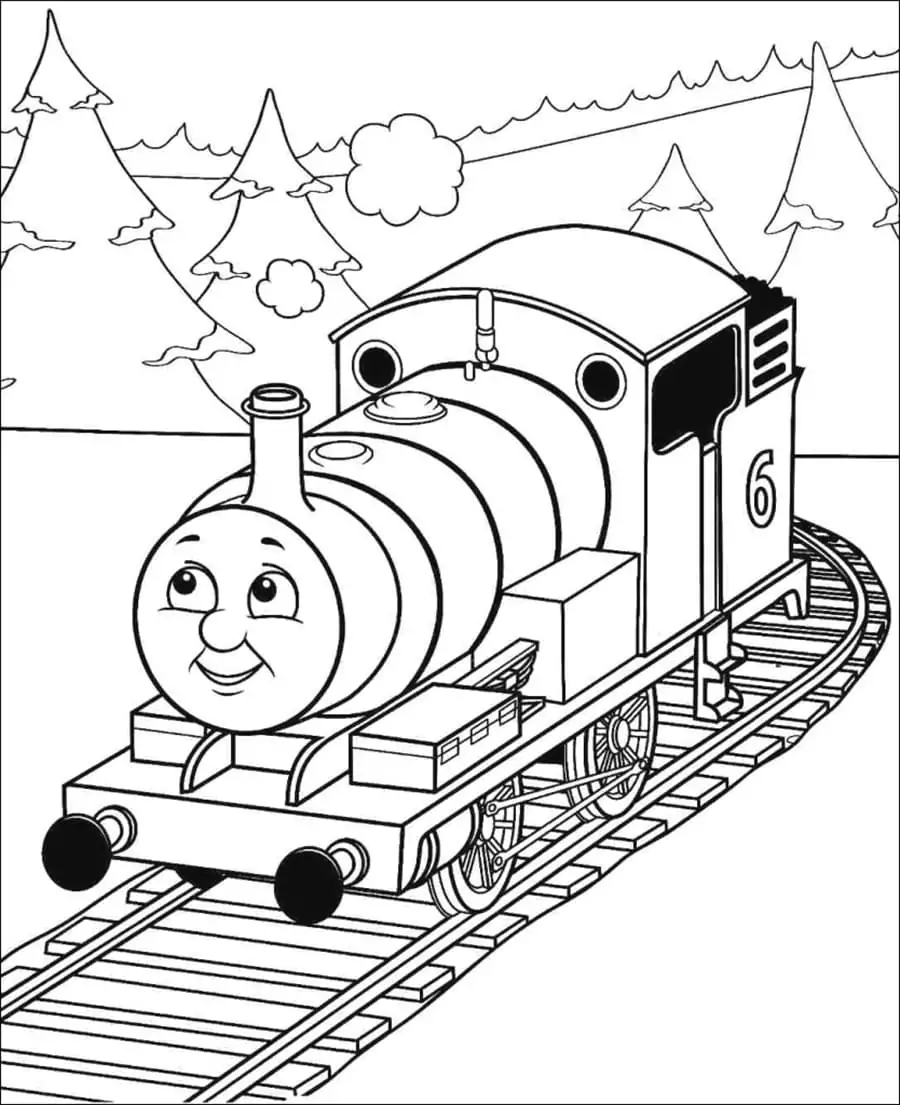 Lokomotive Nummer 6