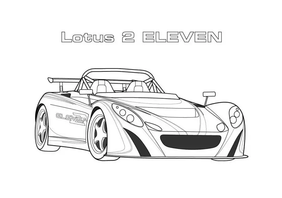 Lotus 2 Eleven Rennwagen