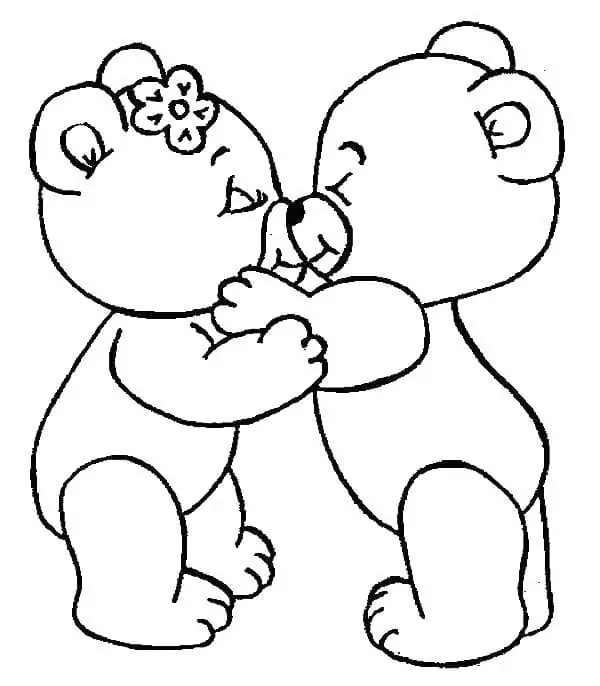 Love Kissing Bear