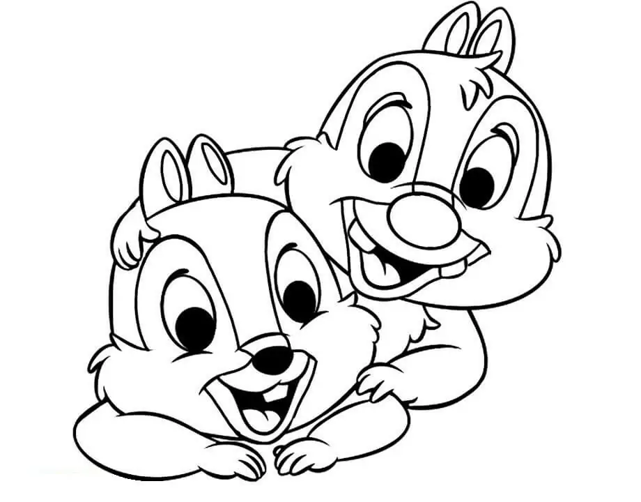 Lovely Chip and Dale