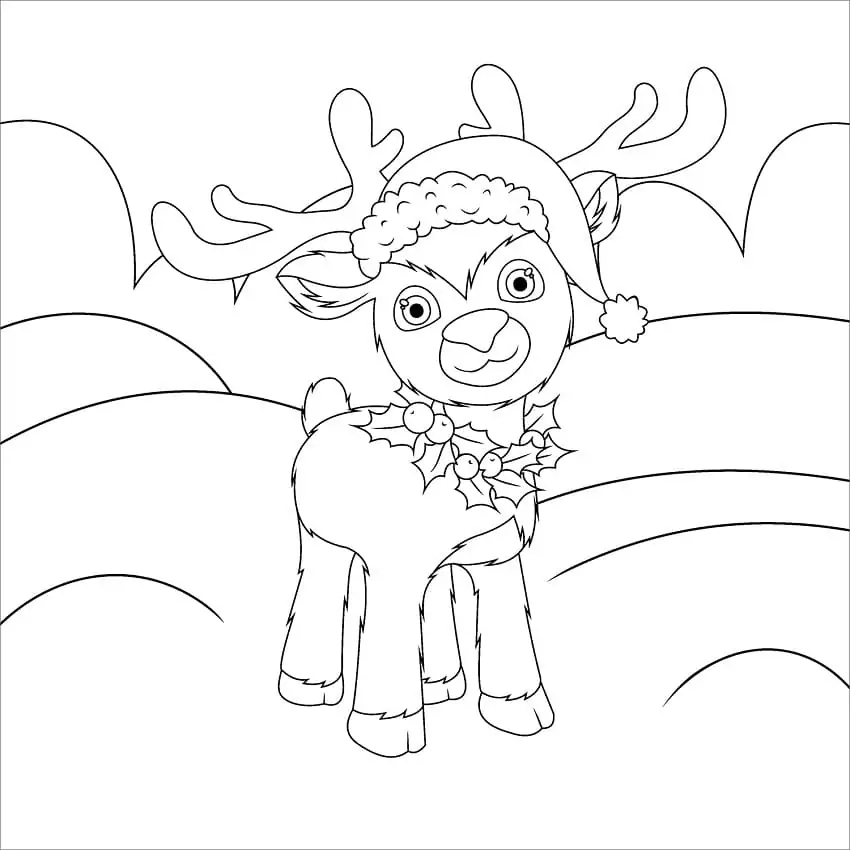 Lovely Christmas Reindeer
