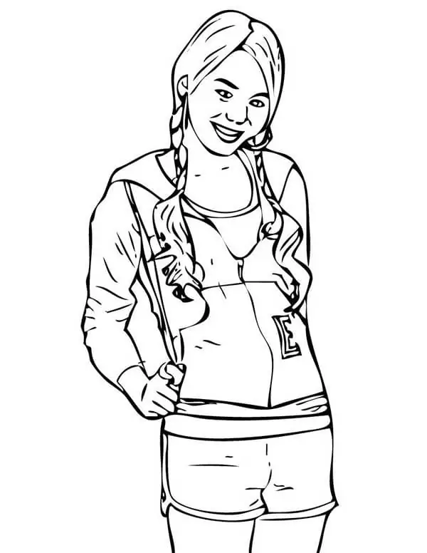 Hannah Montana to Print Coloring Page - Free Printable Coloring Pages ...