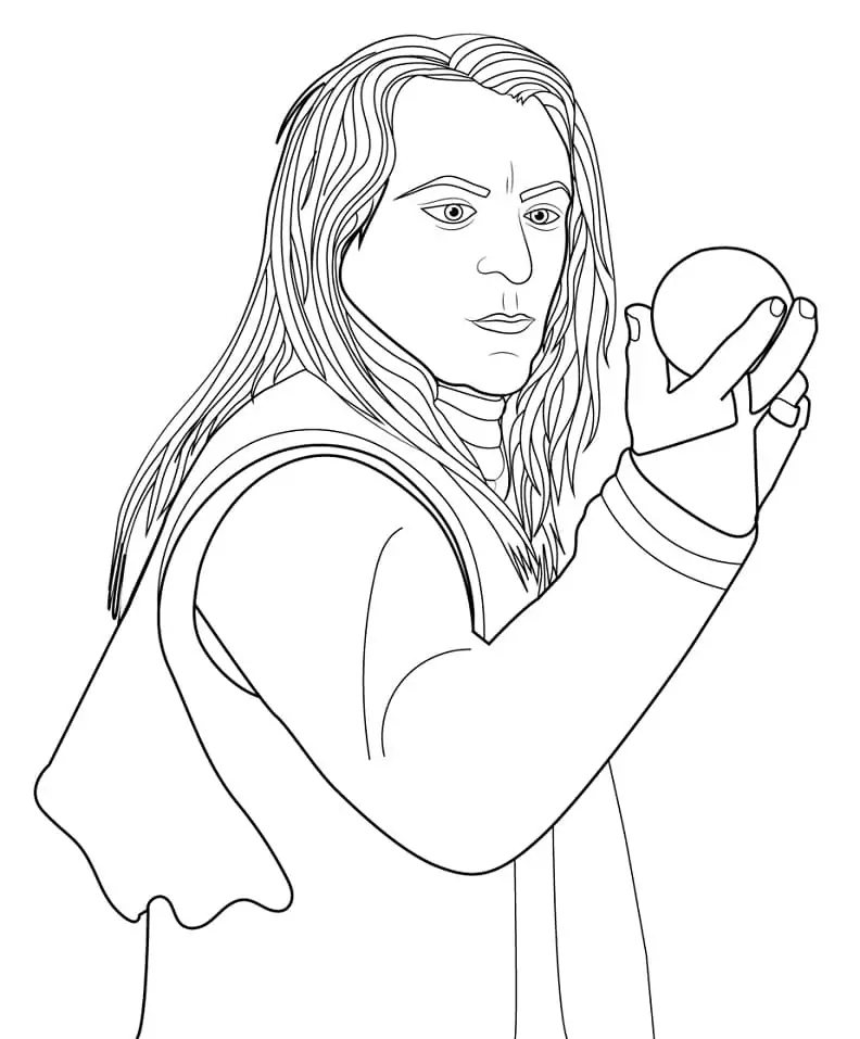 Harry Potter and Teacher Coloring Page - Free Printable Coloring Pages ...