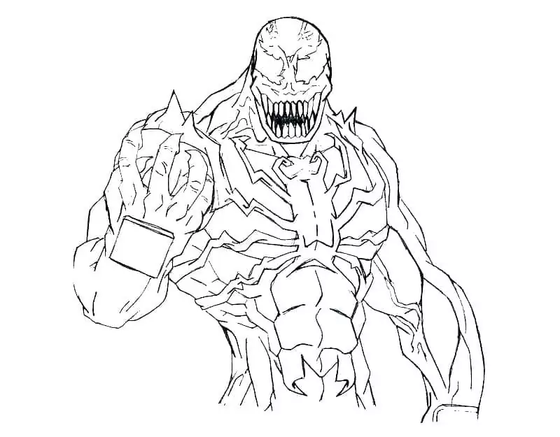 Venom possesses Spider-Man Coloring Page - Free Printable Coloring ...
