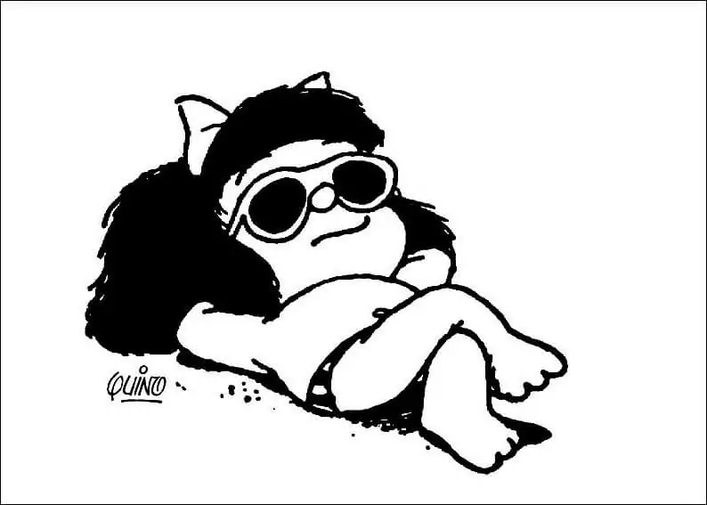 Mafalda Relaxing