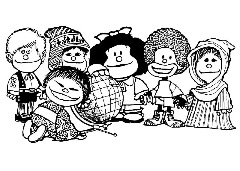 Mafalda with Friends