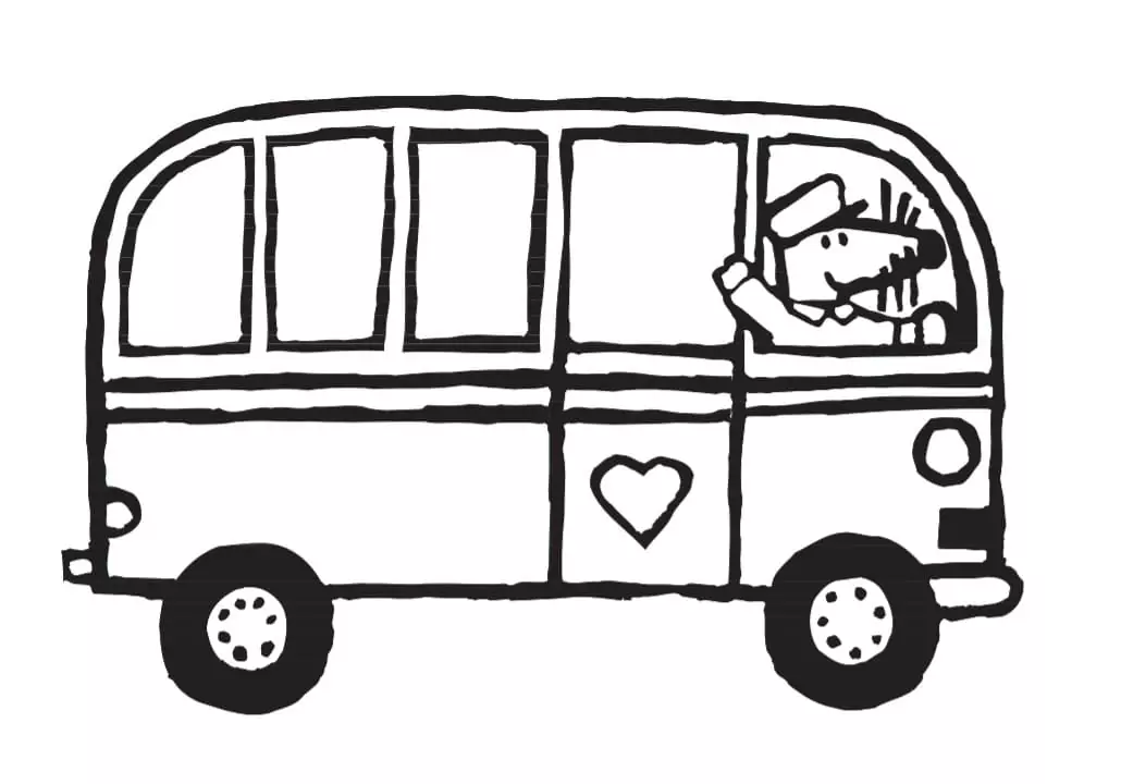 Maisy on Bus