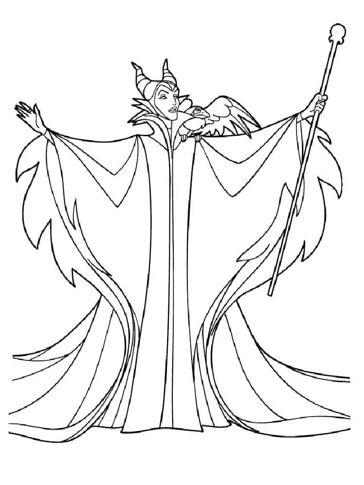 Maleficent from Cartoon
