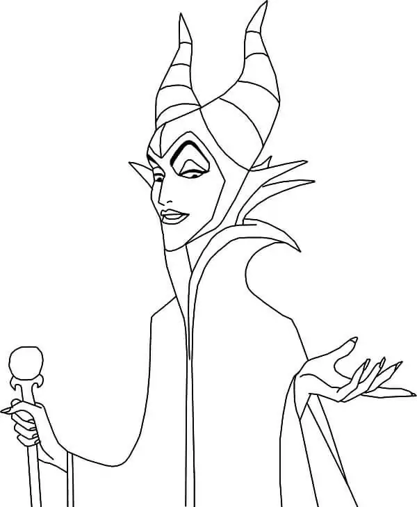 Maleficent in Cartoon