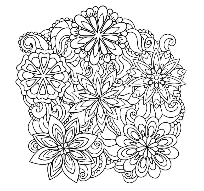 Mandala Flower to Print