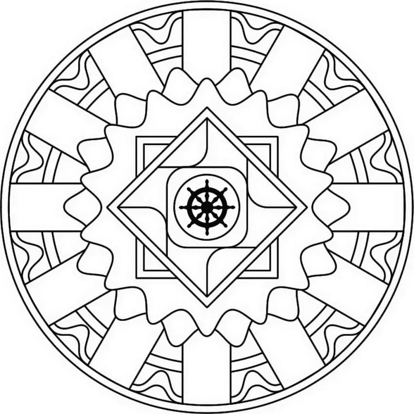 Mandala with Samsara
