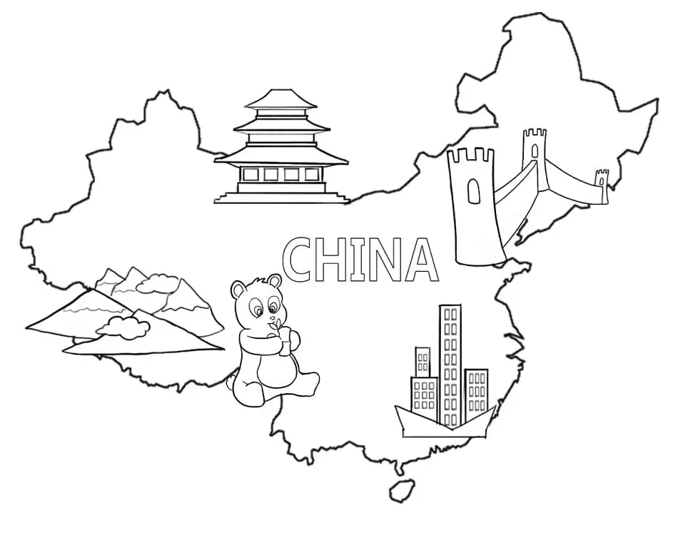 Map of China 5