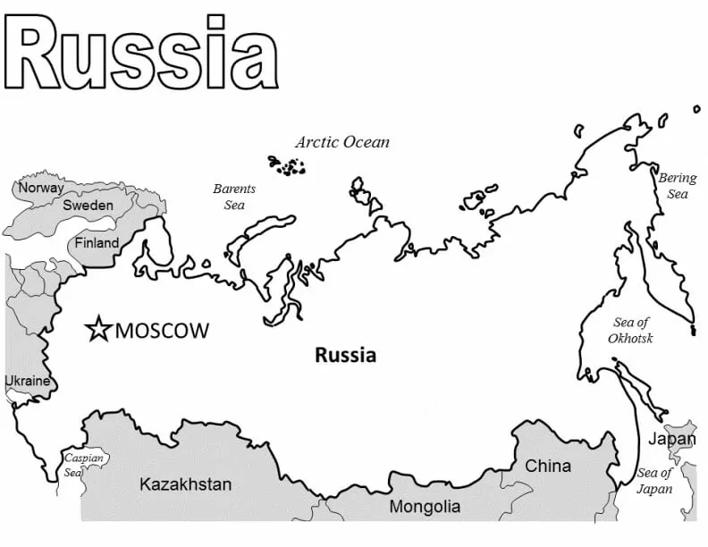 Map of Russia 3