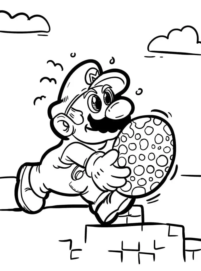Mario und Ei