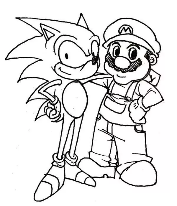 Mario mit Sonic