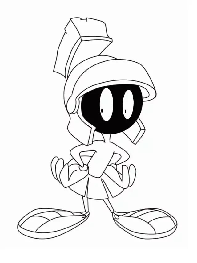 Marvin the Martian 15 Coloring Page - Free Printable Coloring Pages for ...