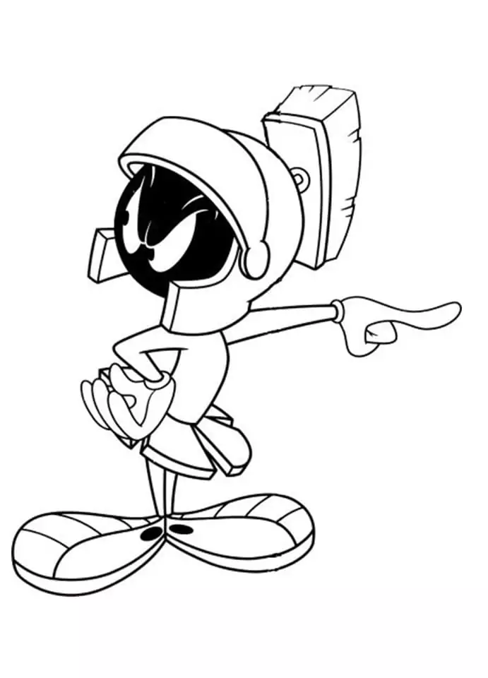 Marvin the Martian from Looney Tunes