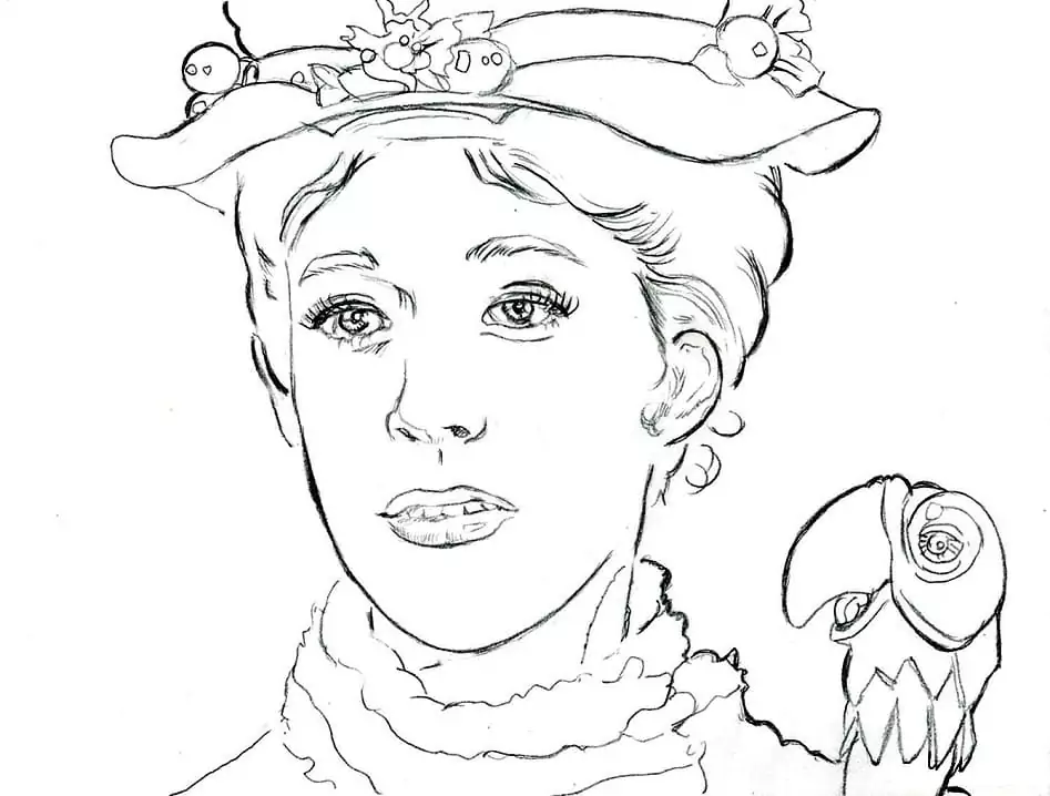 Mary Poppins's Face